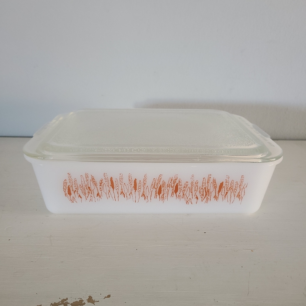 Vintage Proctor Silex Autumn Wheat Slow Cook Dish